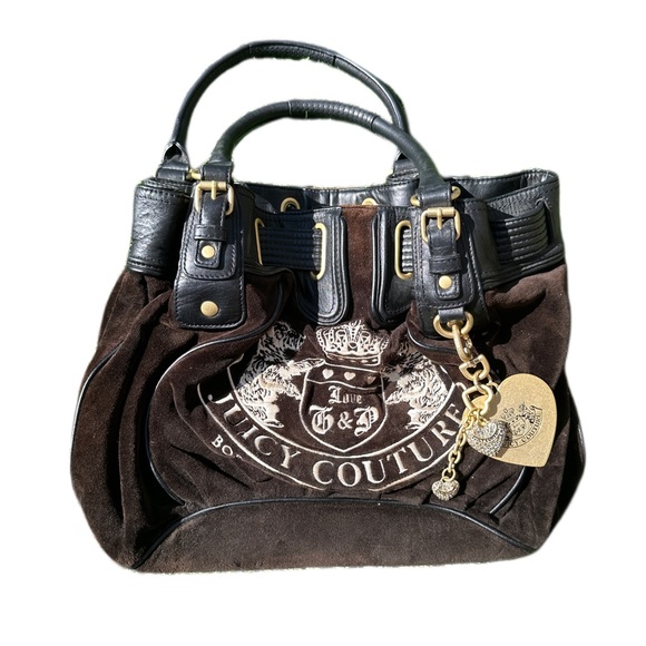 Juicy Couture Handbags - Y2k Juicy Couture hobo bag vintage made in the glamorous USA